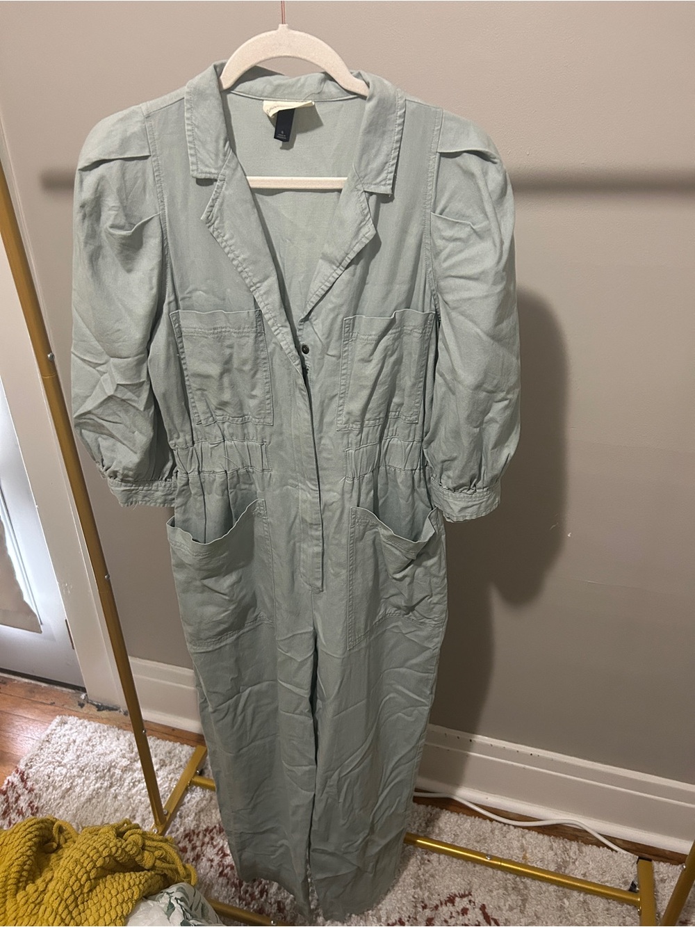 Universal Thread Light Sage Utility Romper